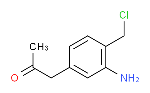 CAS No. 1804400-36-9, 1-(3-Amino-4-(chloromethyl)phenyl)propan-2-one
