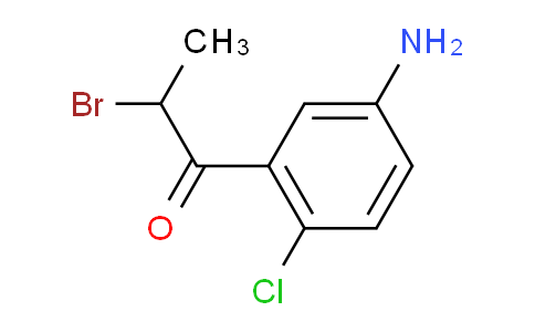 CAS No. 1803799-80-5, 1-(5-Amino-2-chlorophenyl)-2-bromopropan-1-one