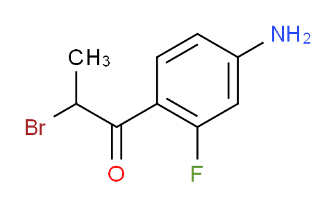 CAS No. 1804400-81-4, 1-(4-Amino-2-fluorophenyl)-2-bromopropan-1-one