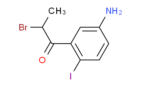 CAS No. 1804203-99-3, 1-(5-Amino-2-iodophenyl)-2-bromopropan-1-one