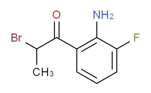 CAS No. 1804400-73-4, 1-(2-Amino-3-fluorophenyl)-2-bromopropan-1-one