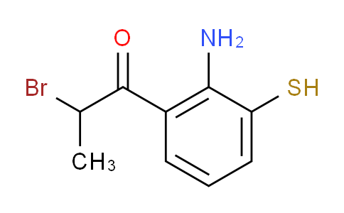 CAS No. 1803843-31-3, 1-(2-Amino-3-mercaptophenyl)-2-bromopropan-1-one