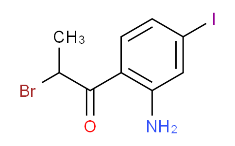 CAS No. 1804502-14-4, 1-(2-Amino-4-iodophenyl)-2-bromopropan-1-one