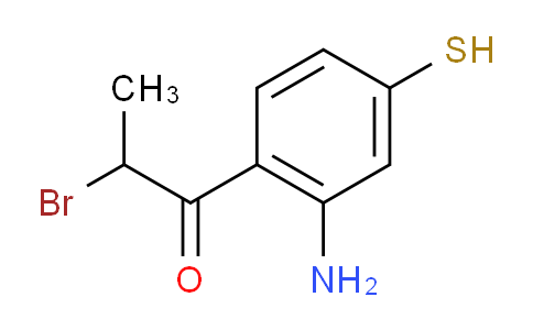 CAS No. 1807104-83-1, 1-(2-Amino-4-mercaptophenyl)-2-bromopropan-1-one