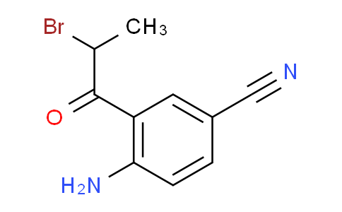 CAS No. 1804042-62-3, 1-(2-Amino-5-cyanophenyl)-2-bromopropan-1-one