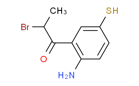 CAS No. 1806435-19-7, 1-(2-Amino-5-mercaptophenyl)-2-bromopropan-1-one