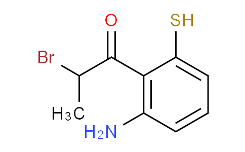 CAS No. 1803832-28-1, 1-(2-Amino-6-mercaptophenyl)-2-bromopropan-1-one