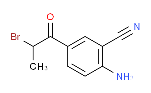 CAS No. 1803858-95-8, 1-(4-Amino-3-cyanophenyl)-2-bromopropan-1-one