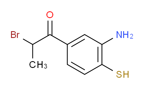 CAS No. 1806329-54-3, 1-(3-Amino-4-mercaptophenyl)-2-bromopropan-1-one