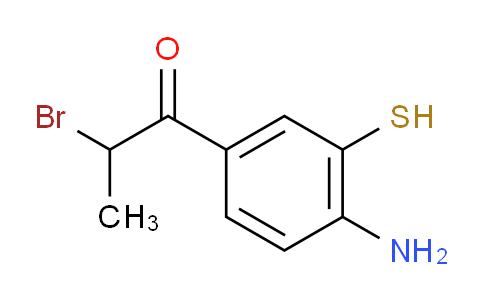 CAS No. 1804503-49-8, 1-(4-Amino-3-mercaptophenyl)-2-bromopropan-1-one
