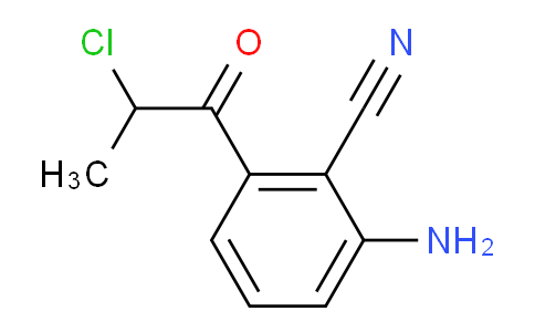 CAS No. 1804205-47-7, 1-(3-Amino-2-cyanophenyl)-2-chloropropan-1-one