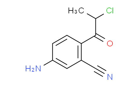 CAS No. 1803835-54-2, 1-(4-Amino-2-cyanophenyl)-2-chloropropan-1-one