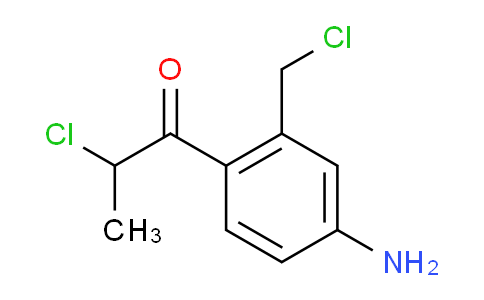CAS No. 1807049-45-1, 1-(4-Amino-2-(chloromethyl)phenyl)-2-chloropropan-1-one