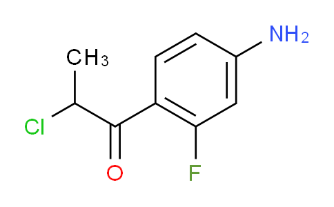 CAS No. 1803878-66-1, 1-(4-Amino-2-fluorophenyl)-2-chloropropan-1-one
