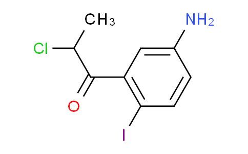 CAS No. 1803798-24-4, 1-(5-Amino-2-iodophenyl)-2-chloropropan-1-one