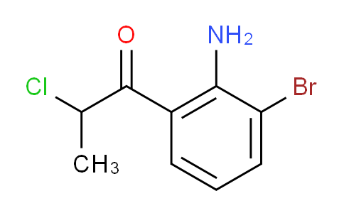 CAS No. 1803863-62-8, 1-(2-Amino-3-bromophenyl)-2-chloropropan-1-one