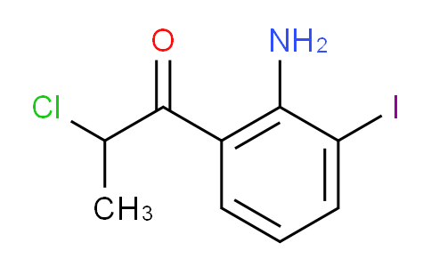 CAS No. 1803798-15-3, 1-(2-Amino-3-iodophenyl)-2-chloropropan-1-one