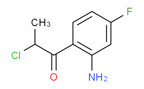 CAS No. 1804202-10-5, 1-(2-Amino-4-fluorophenyl)-2-chloropropan-1-one