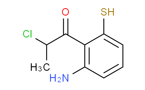 CAS No. 1804503-76-1, 1-(2-Amino-6-mercaptophenyl)-2-chloropropan-1-one