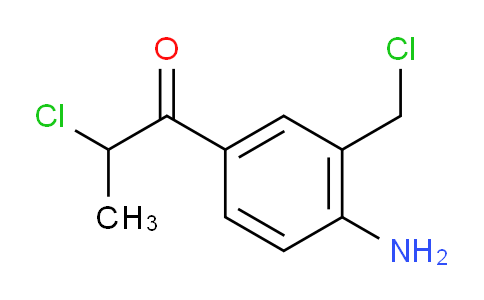 CAS No. 1806568-32-0, 1-(4-Amino-3-(chloromethyl)phenyl)-2-chloropropan-1-one