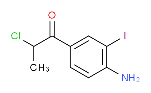 CAS No. 1804204-20-3, 1-(4-Amino-3-iodophenyl)-2-chloropropan-1-one