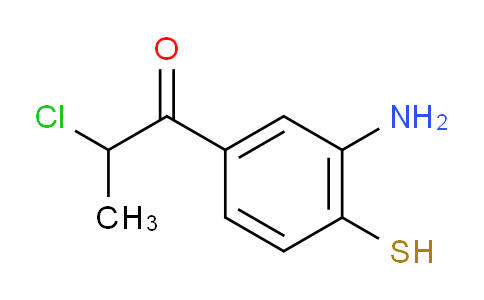 CAS No. 1807060-23-6, 1-(3-Amino-4-mercaptophenyl)-2-chloropropan-1-one