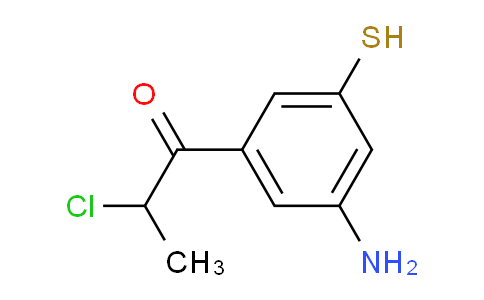 CAS No. 1803798-78-8, 1-(3-Amino-5-mercaptophenyl)-2-chloropropan-1-one