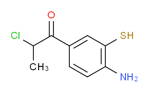 CAS No. 1804503-84-1, 1-(4-Amino-3-mercaptophenyl)-2-chloropropan-1-one