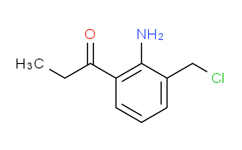 CAS No. 1806548-74-2, 1-(2-Amino-3-(chloromethyl)phenyl)propan-1-one