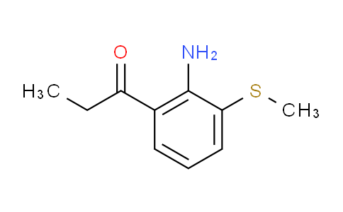 CAS No. 1806294-45-0, 1-(2-Amino-3-(methylthio)phenyl)propan-1-one