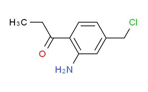 CAS No. 1804219-49-5, 1-(2-Amino-4-(chloromethyl)phenyl)propan-1-one