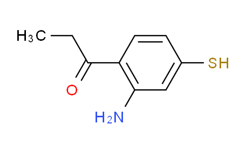 CAS No. 1803843-10-8, 1-(2-Amino-4-mercaptophenyl)propan-1-one