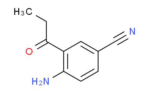 CAS No. 124623-34-3, 1-(2-Amino-5-cyanophenyl)propan-1-one