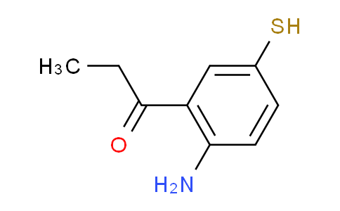 CAS No. 1806402-44-7, 1-(2-Amino-5-mercaptophenyl)propan-1-one