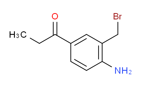 CAS No. 1803800-37-4, 1-(4-Amino-3-(bromomethyl)phenyl)propan-1-one