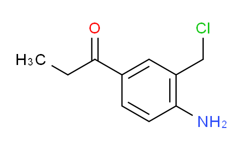CAS No. 1806548-82-2, 1-(4-Amino-3-(chloromethyl)phenyl)propan-1-one