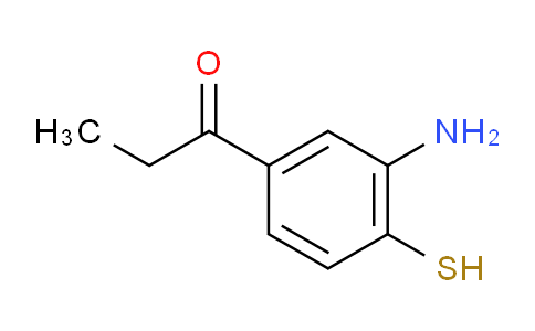 CAS No. 1806574-81-1, 1-(3-Amino-4-mercaptophenyl)propan-1-one
