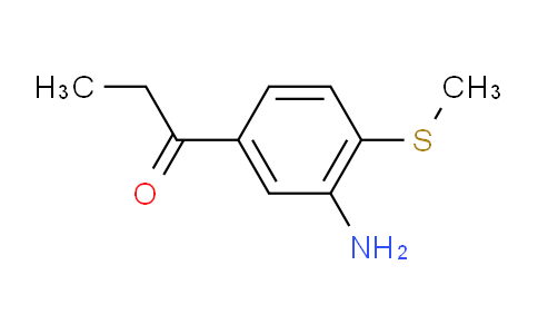 CAS No. 1804215-39-1, 1-(3-Amino-4-(methylthio)phenyl)propan-1-one