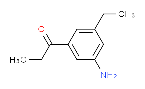 CAS No. 1804398-45-5, 1-(3-Amino-5-ethylphenyl)propan-1-one