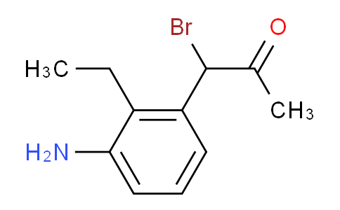 CAS No. 1807042-20-1, 1-(3-Amino-2-ethylphenyl)-1-bromopropan-2-one