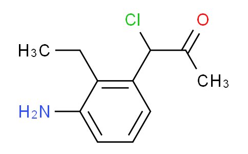 CAS No. 1803878-63-8, 1-(3-Amino-2-ethylphenyl)-1-chloropropan-2-one