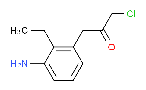CAS No. 1804400-43-8, 1-(3-Amino-2-ethylphenyl)-3-chloropropan-2-one