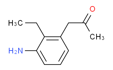 CAS No. 1803796-19-1, 1-(3-Amino-2-ethylphenyl)propan-2-one