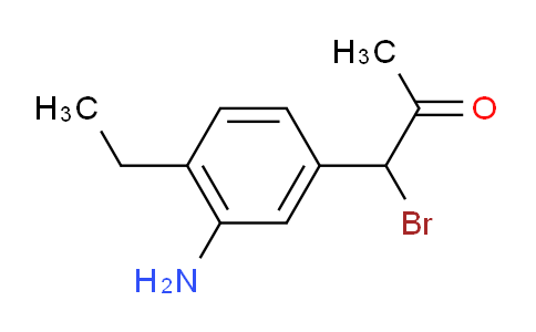 CAS No. 1803878-32-1, 1-(3-Amino-4-ethylphenyl)-1-bromopropan-2-one