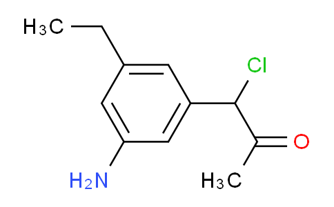 CAS No. 1804201-09-9, 1-(3-Amino-5-ethylphenyl)-1-chloropropan-2-one