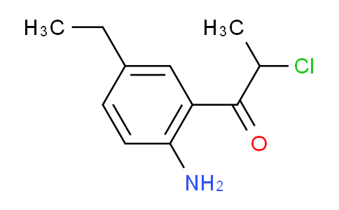 CAS No. 1803840-24-5, 1-(2-Amino-5-ethylphenyl)-2-chloropropan-1-one