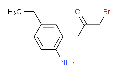 CAS No. 1804200-86-9, 1-(2-Amino-5-ethylphenyl)-3-bromopropan-2-one
