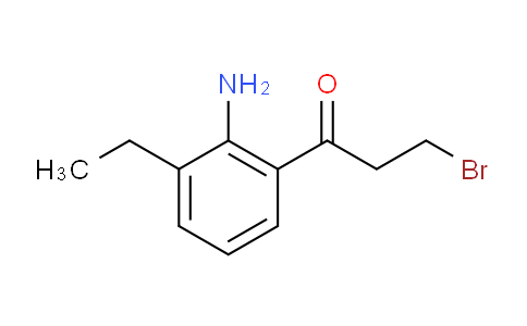CAS No. 1804224-29-0, 1-(2-Amino-3-ethylphenyl)-3-bromopropan-1-one