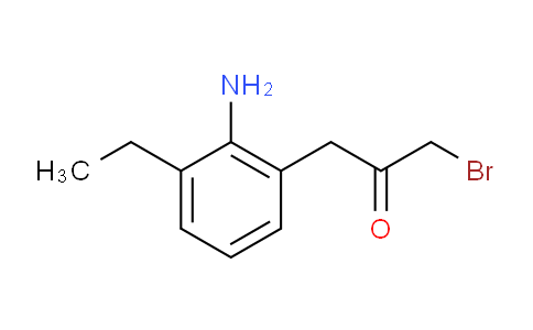 CAS No. 1803878-46-7, 1-(2-Amino-3-ethylphenyl)-3-bromopropan-2-one