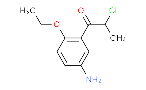 CAS No. 1804402-98-9, 1-(5-Amino-2-ethoxyphenyl)-2-chloropropan-1-one